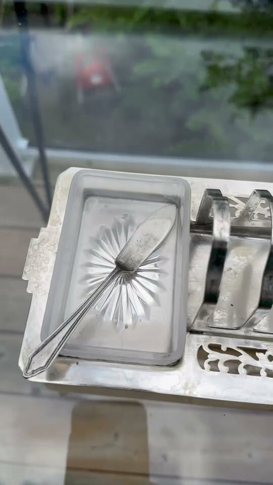 Rare 1930s Art Deco EPNS Silver Breakfast Set - 100% Complete with Patent