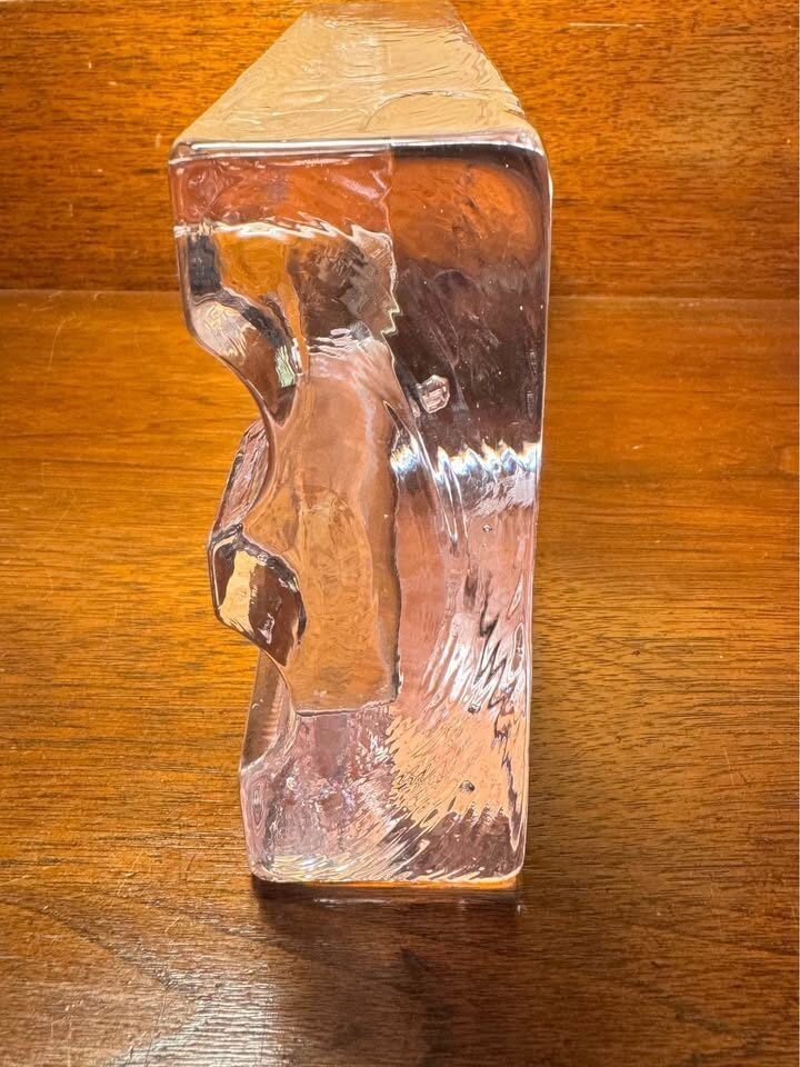 Heavy Clear Glass Mid Century modern Ashtray/Catchall - photo 6