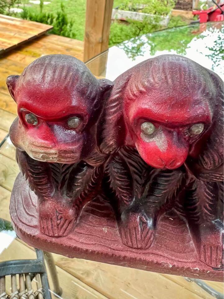 Vintage monkey bank glass eyes - photo 4