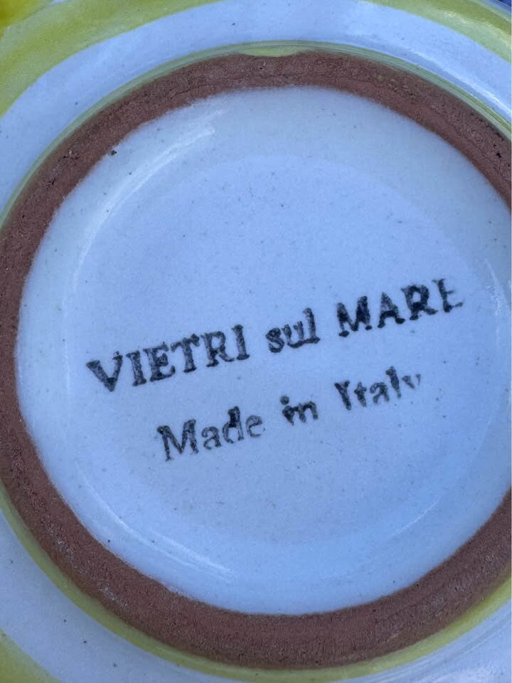 Vintage Italian Majolica Large Tea/Coffee Set - Vietri sul Mare / Muti (3 Pcs) Rams - photo 3