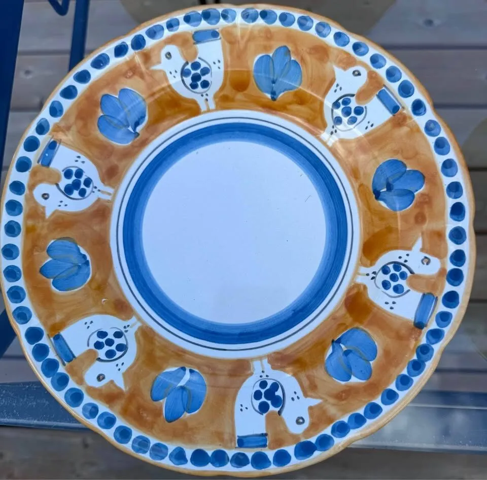 Vintage Nuova Vietri Italian Hand-Painted Bowls - Animal Patterns - photo 4