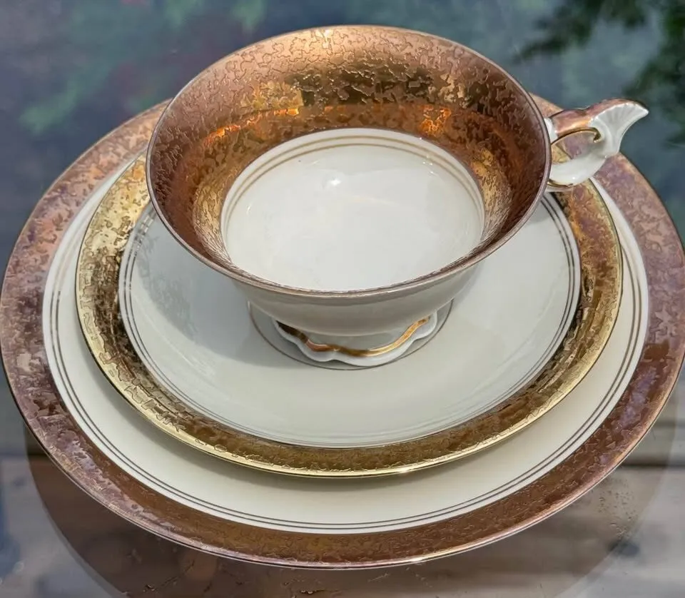 Vintage German Porcelain Tea Trios / Sammeltassen -Flawless Condition - photo 6