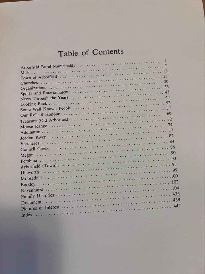 Arborfield Saskatchewan History Book - photo 2