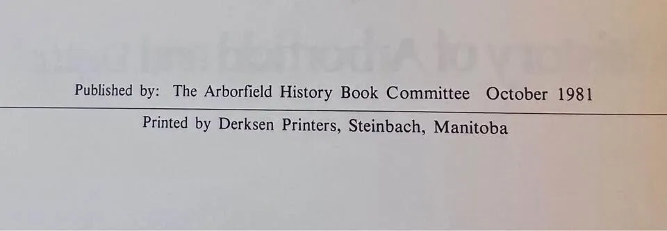 Arborfield Saskatchewan History Book - photo 9