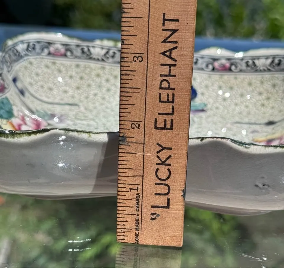 Antique S. Hancock & Sons "Trent" Square Bowl (1912-1923) Rare pattern 6265 - photo 6