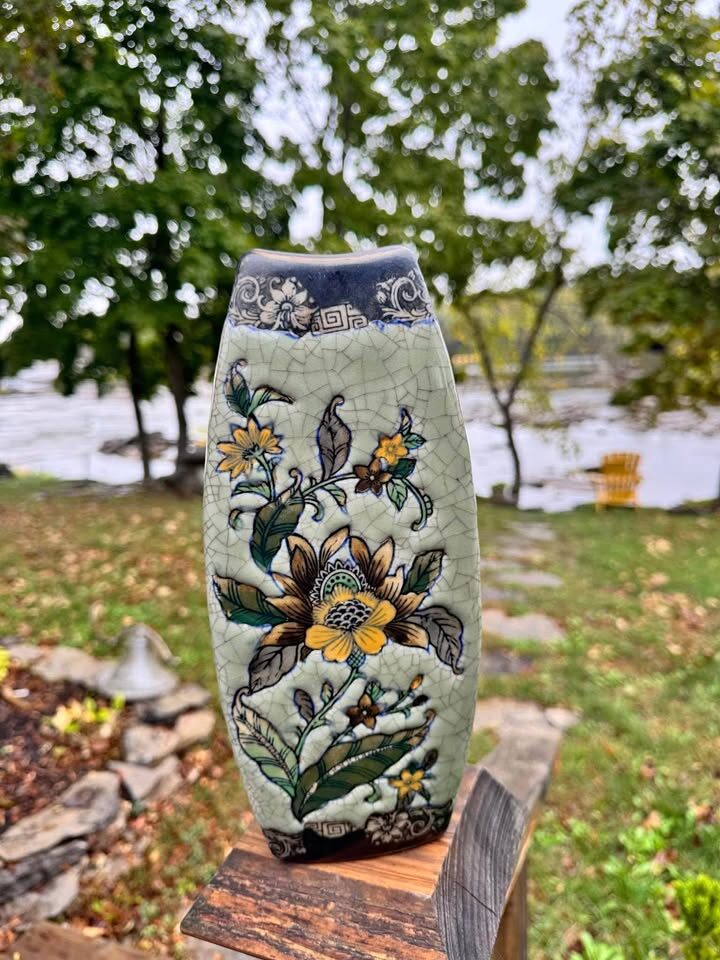 Vintage Baum Bros Vase