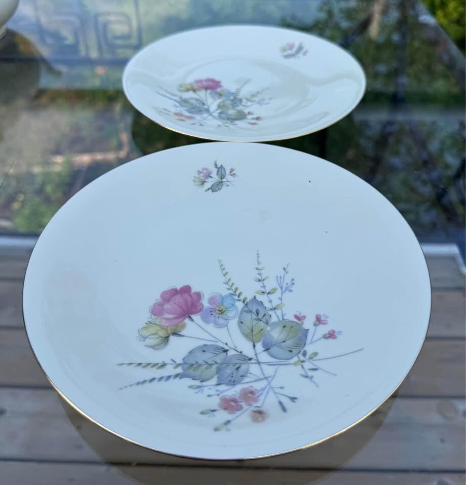 Vintage 1950s Alka Bavaria Germany Fine China Tea Set - 19 Pcs - photo 6
