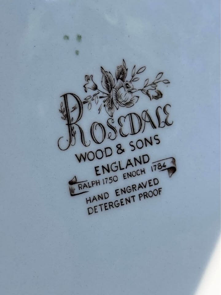 Vintage Wood & Sons "Rosedale" English Ironstone 55 Piece Tableware Set - photo 3