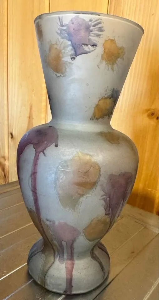 Vintage Rueven Art Glass Vase - Nouveau Art Glass Co. Canada - photo 3