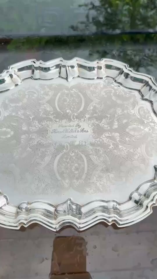 Vintage Victorian Plate Corporate Canadian Memorabilia Presentation Tray (14.5” x 11.5”)