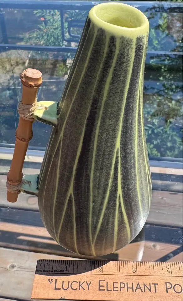 Mid-Century Danish Pottery Vase • Ravnild Keramik (Loholt Style) • 1950s MCM - photo 10