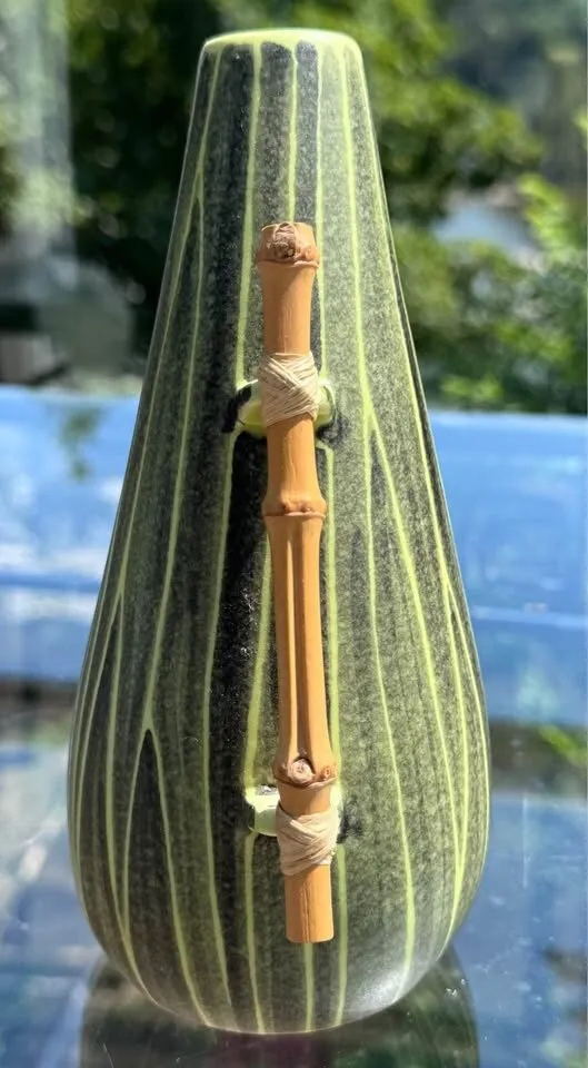 Mid-Century Danish Pottery Vase • Ravnild Keramik (Loholt Style) • 1950s MCM - photo 4