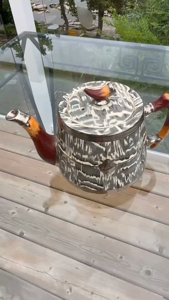 Rare Vintage 1930s Arthur Wood "Silver Shield" Teapot - Art Deco English Pottery