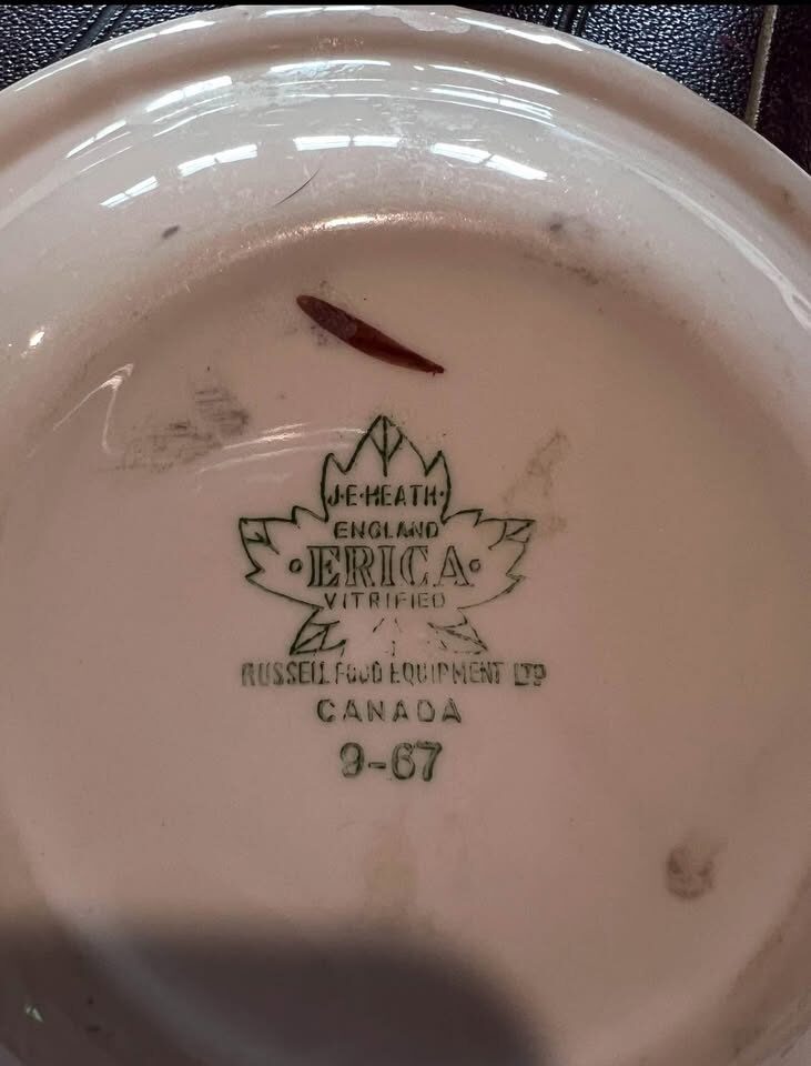 Vintage J.E. Heath Erica Stoneware Cup & Saucer - Banff School of Fine Arts 1967 - photo 5