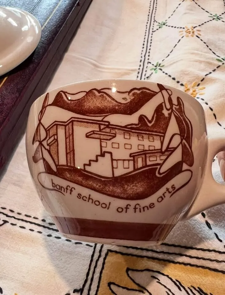 Vintage J.E. Heath Erica Stoneware Cup & Saucer - Banff School of Fine Arts 1967 - photo 6