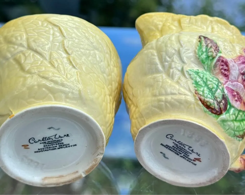 Vintage Carlton Ware "Foxglove" Cream & Sugar Set - photo 5