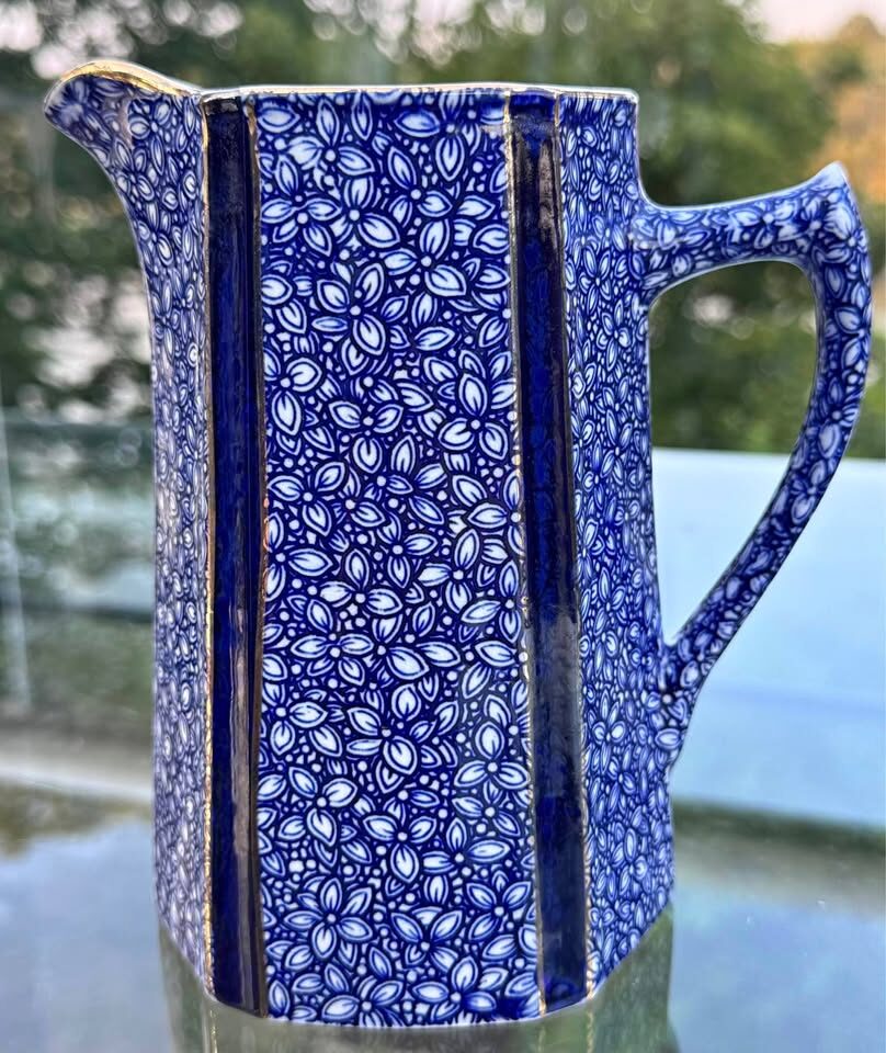 Vintage Rubian Art Pottery Art Deco Jug - Excellent Gold Gilding - photo 2